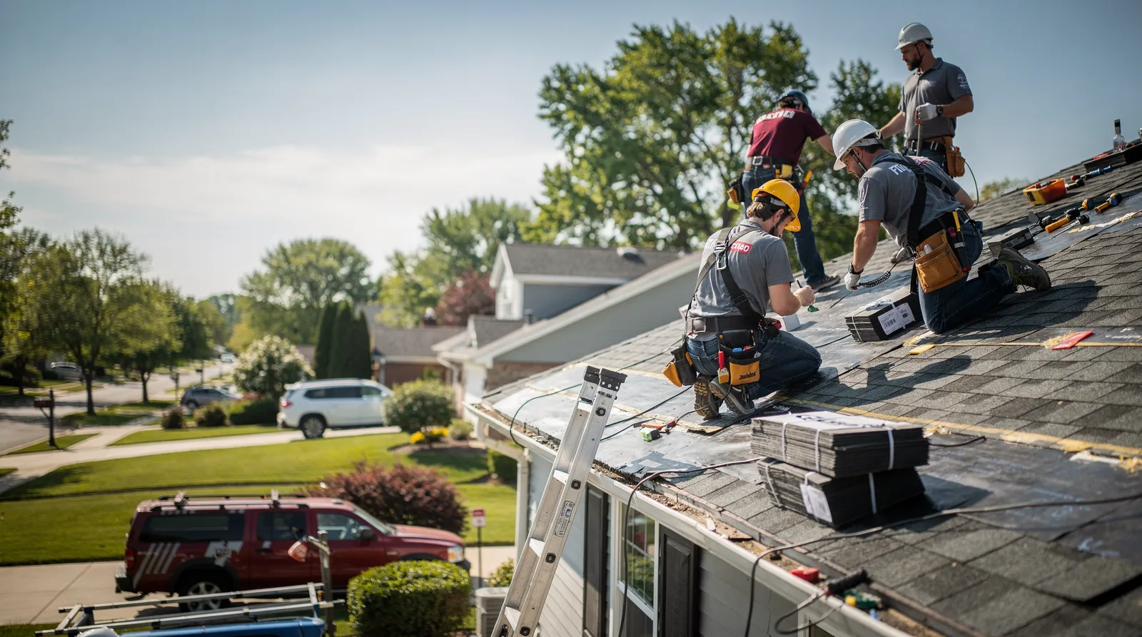 Roof Repair in Crystal Lake, IL around you